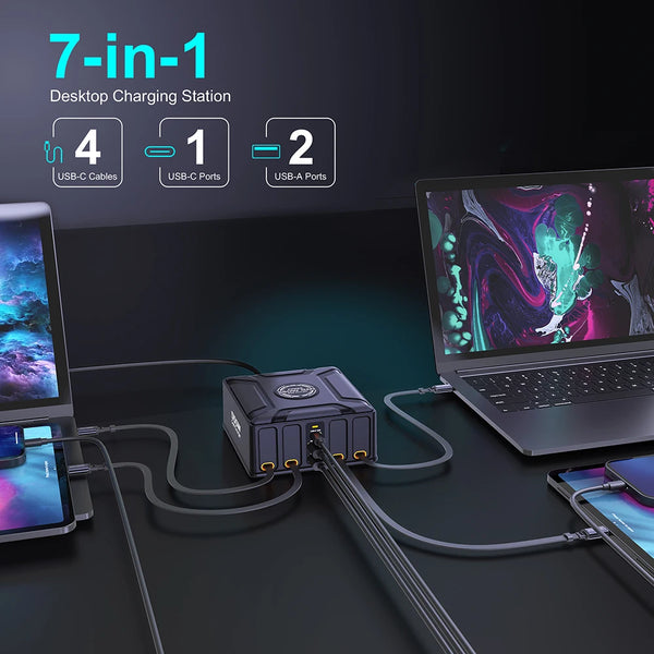 550W 7-in-1 GaN Fast Charging Station
