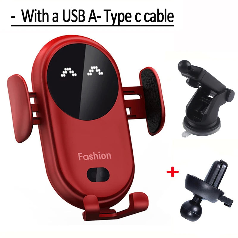 30W Fast Wireless Car Charger Mount